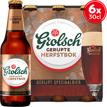Grolsch Gerijpte Herfstbok 6x300ml bij Jumbo