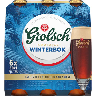 Grolsch Winterbok 6x300ml bij Dirk
